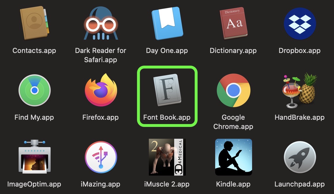 Mac Preview App Fonts